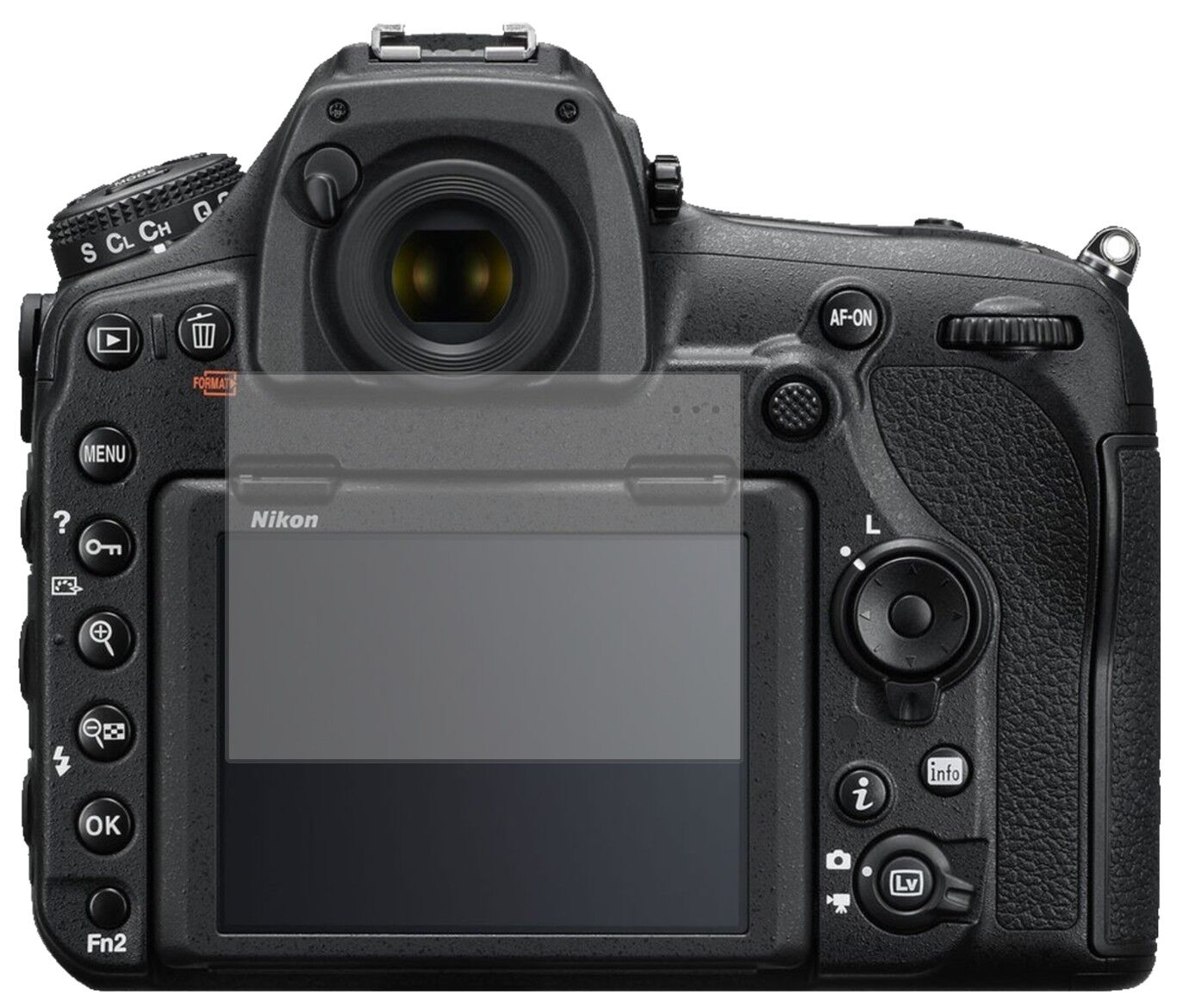 5x Schutzfolie matt für Nikon D850 SLR Display-Schutzfolie