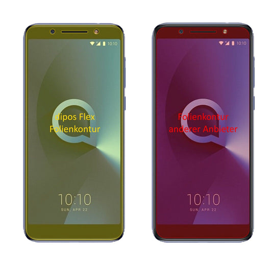 2x 3D Full Cover Screen Protector for Alcatel 3X