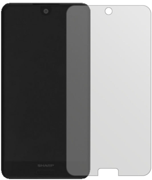 Matte Displayschutzfolie von dipos passend für Sharp Aquos C10, präziser Zuschnitt und blasenfrei montiert