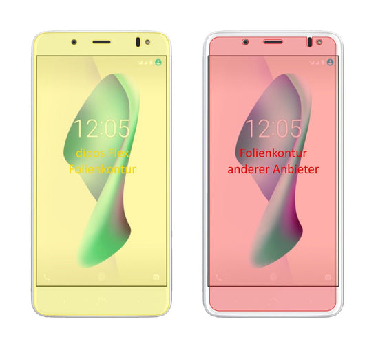 2x 3D Full Cover Screen Protector for BQ Aquaris VS