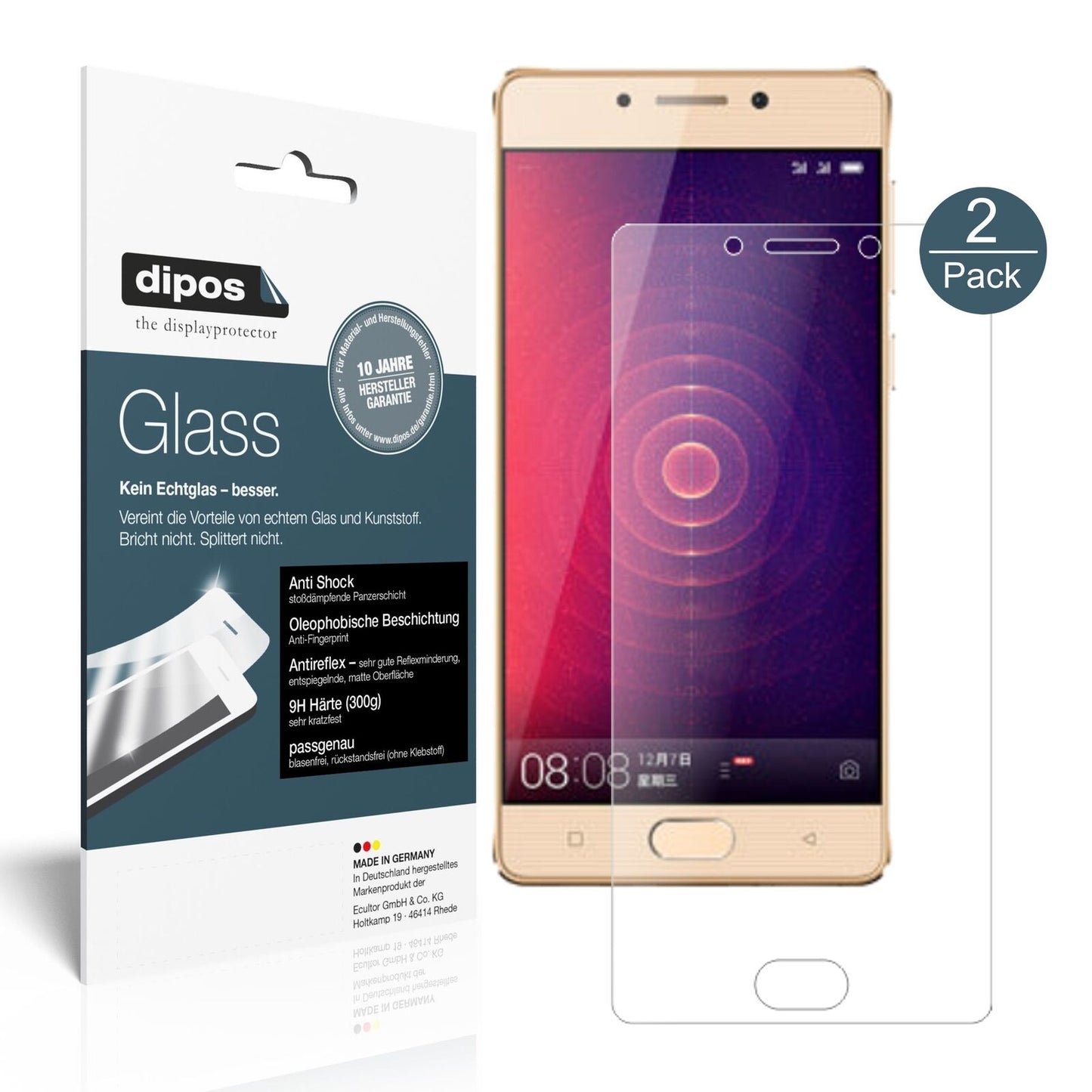 1x 9H Schutzfolie matt für Gionee Steel 2 Panzerfolie