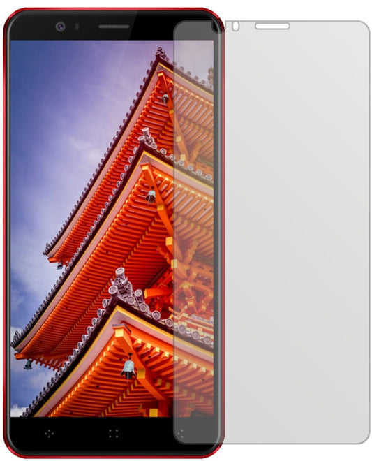 Matte Displayschutzfolie von dipos passend für Elephone P8 3D, präziser Zuschnitt und blasenfrei montiert