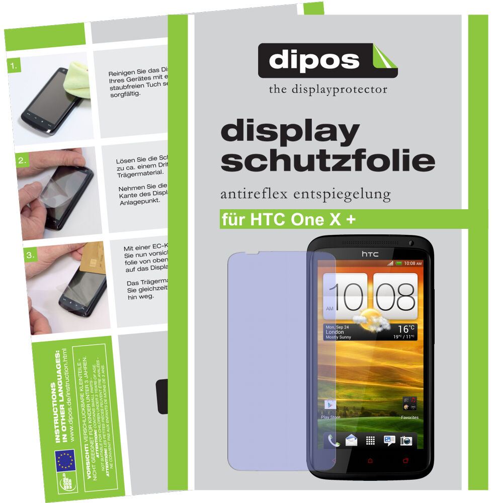 dipos 2x Matte Screen Protector for HTC One X+