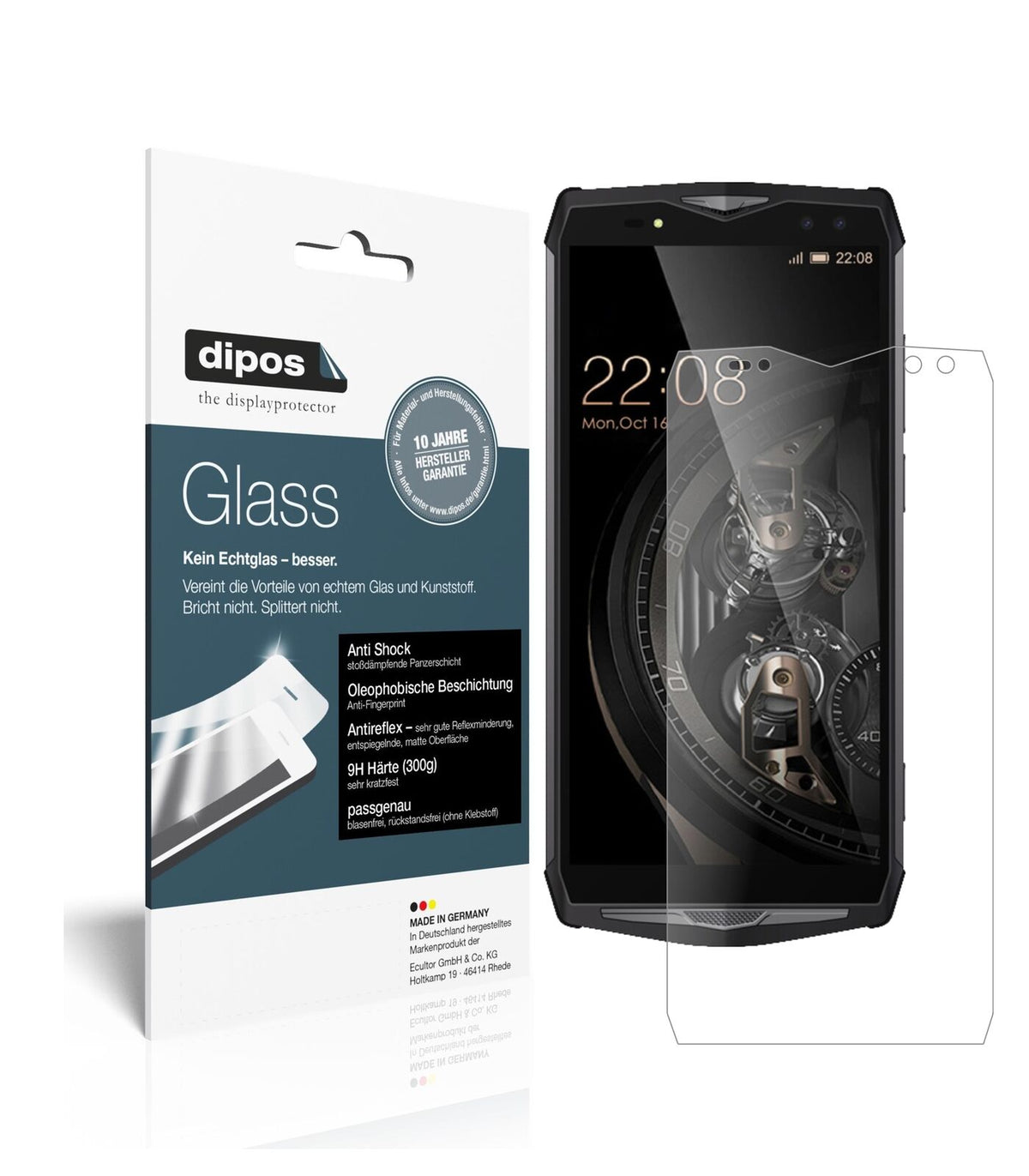 1x 9H Matte Screen Protector for Ulefone Power 5