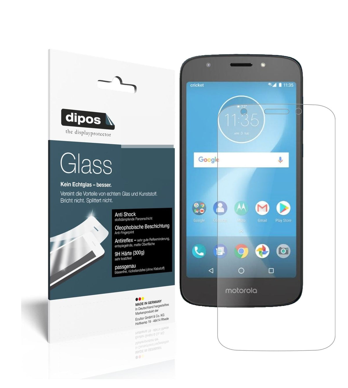 1x 9H Matte Screen Protector for Motorola Moto E5 Play SD425 Tempered Glass