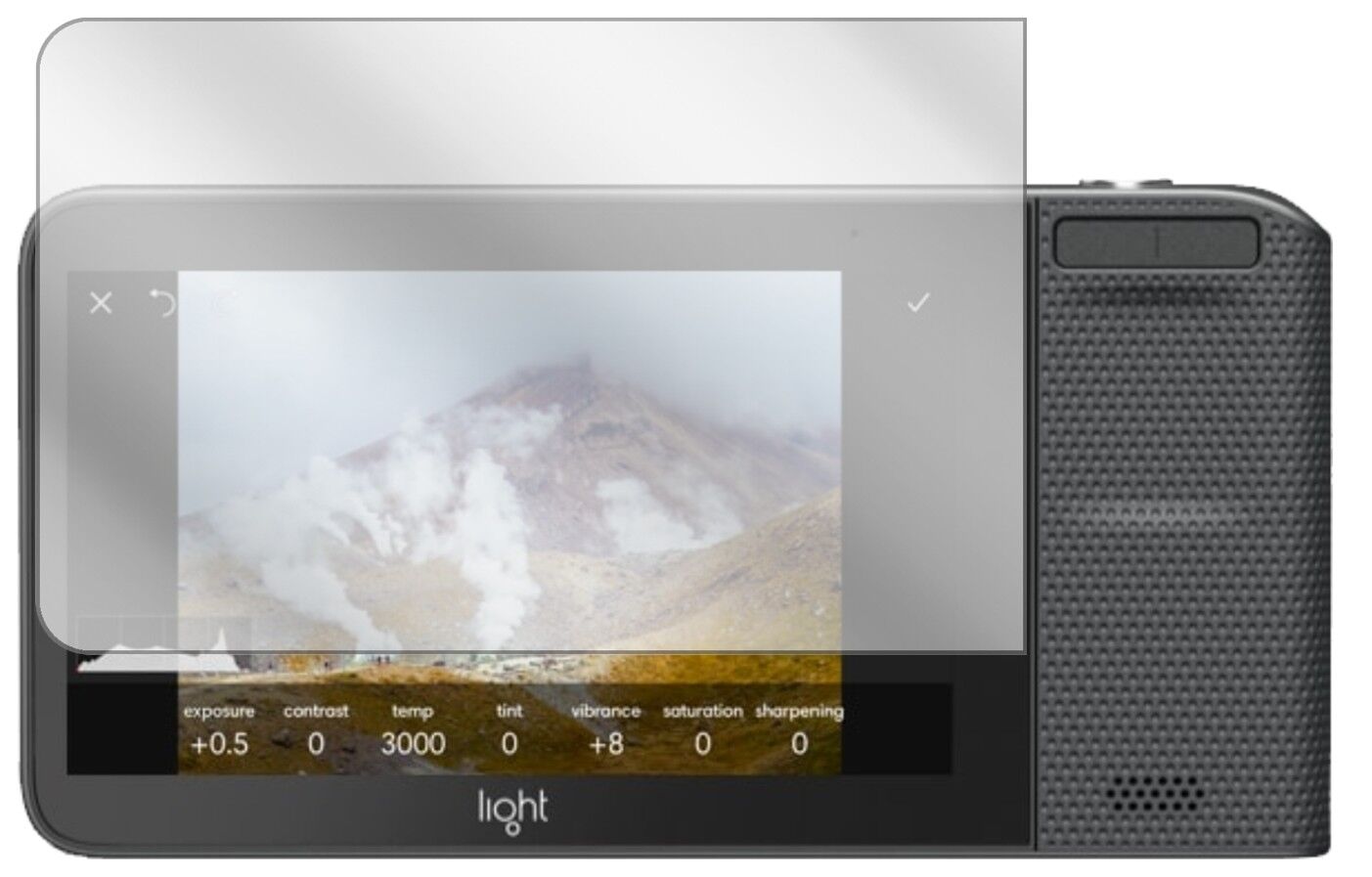 5x Schutzfolie klar für Light L16 Kompaktkamera Display-Schutzfolie