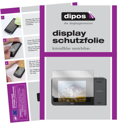 5x Schutzfolie klar für Light L16 Kompaktkamera Display-Schutzfolie