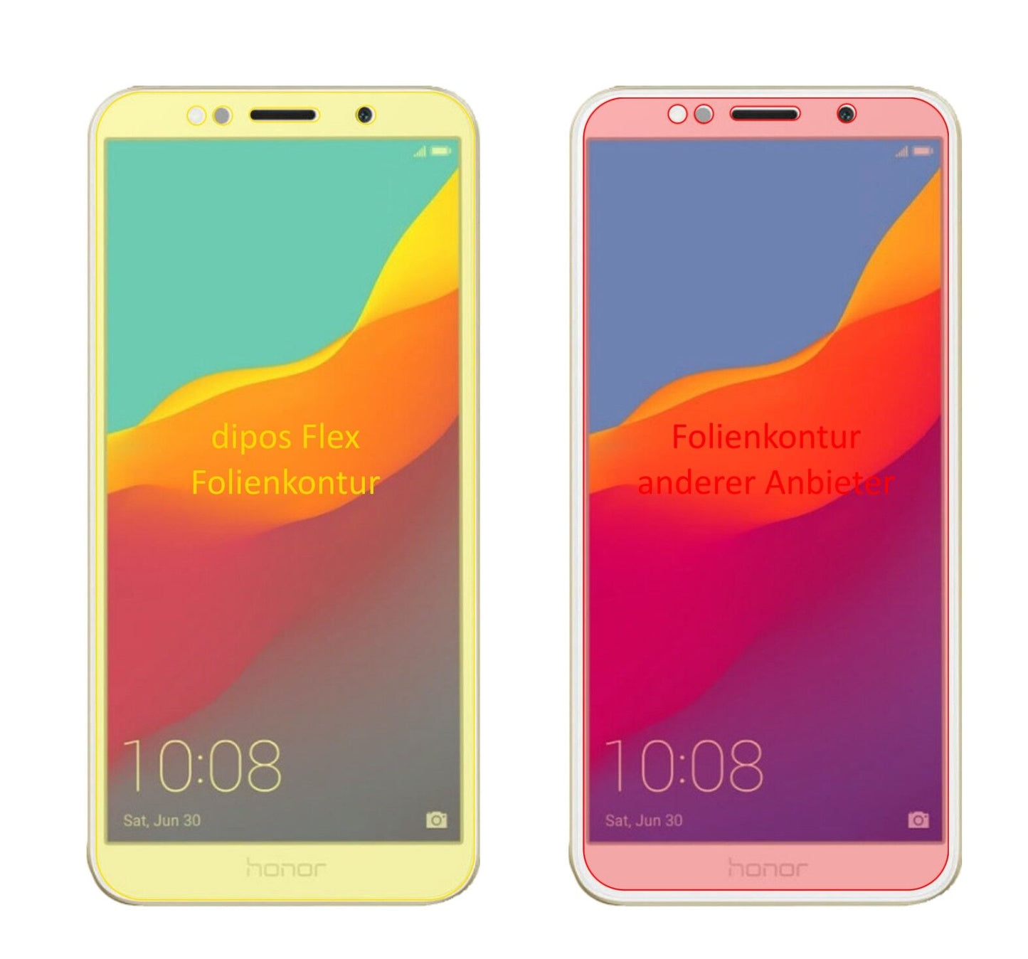 2x 3D Full Cover Screen Protector for Honor 7A