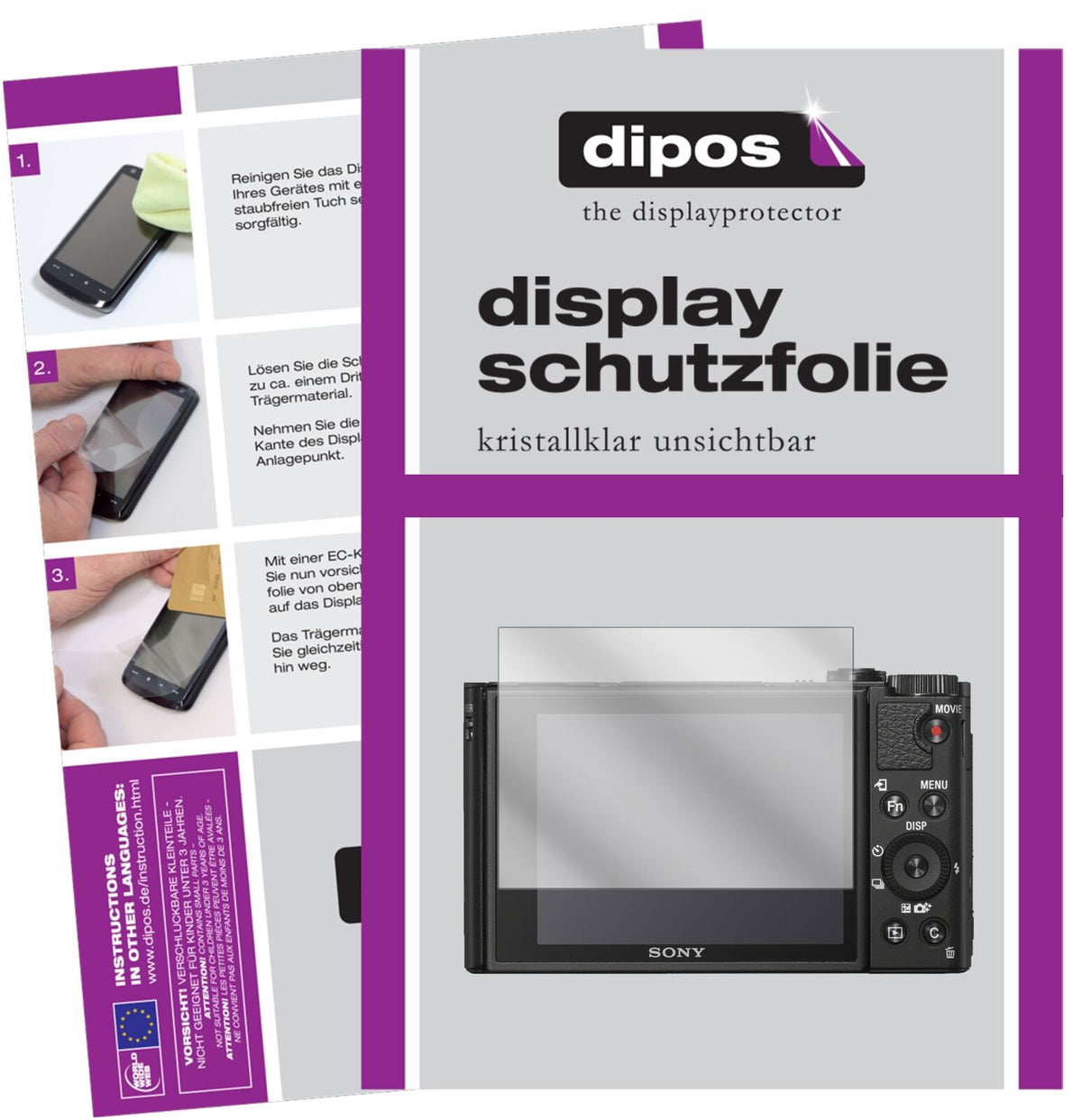 5x Screen Protector for Sony DSC-HX99 Crystal Clear
