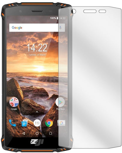 Klare Displayschutzfolie von dipos passend für HomTom Zoji Z9, präziser Zuschnitt und blasenfrei montiert