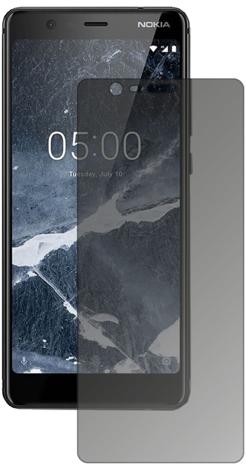 Blickschutzfolie für Nokia 46027 matt Schutzfolie Privacy