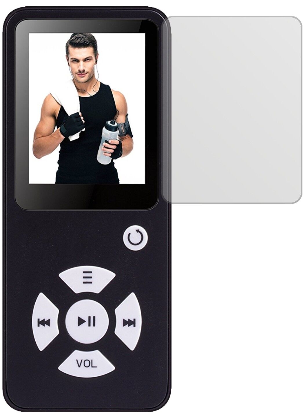 5x Schutzfolie matt für Bertronic BC01 Royal MP3-Player Display-Schutzfolie
