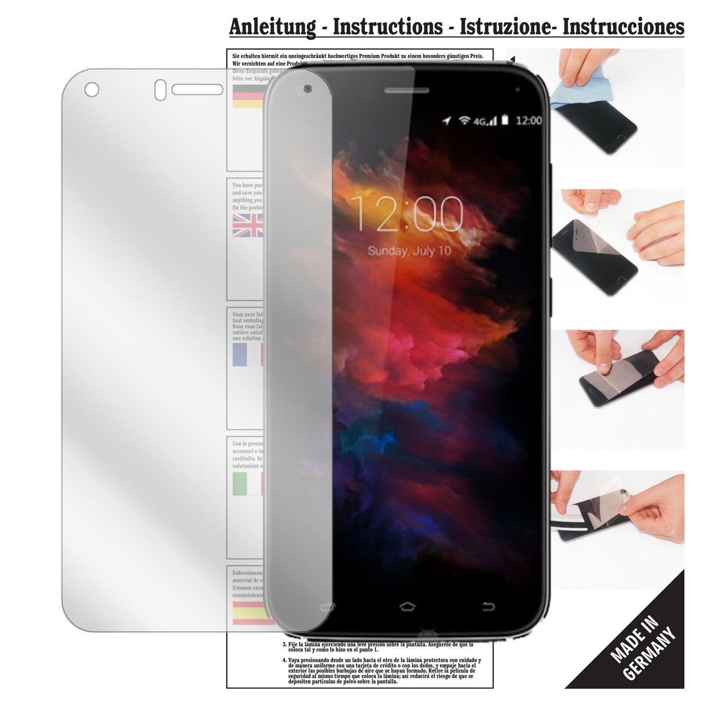 6x Schutzfolie klar für Umi Diamond X Display-Schutzfolie