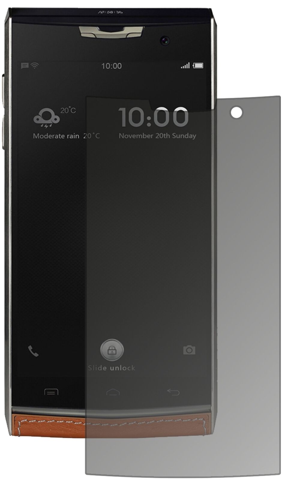 Blickschutzfolie für Doogee T3 matt Schutzfolie Privacy