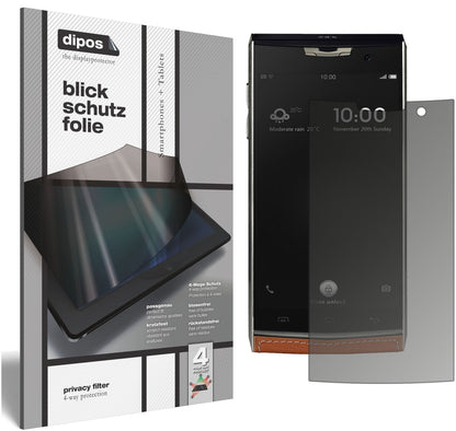 Blickschutzfolie für Doogee T3 matt Schutzfolie Privacy
