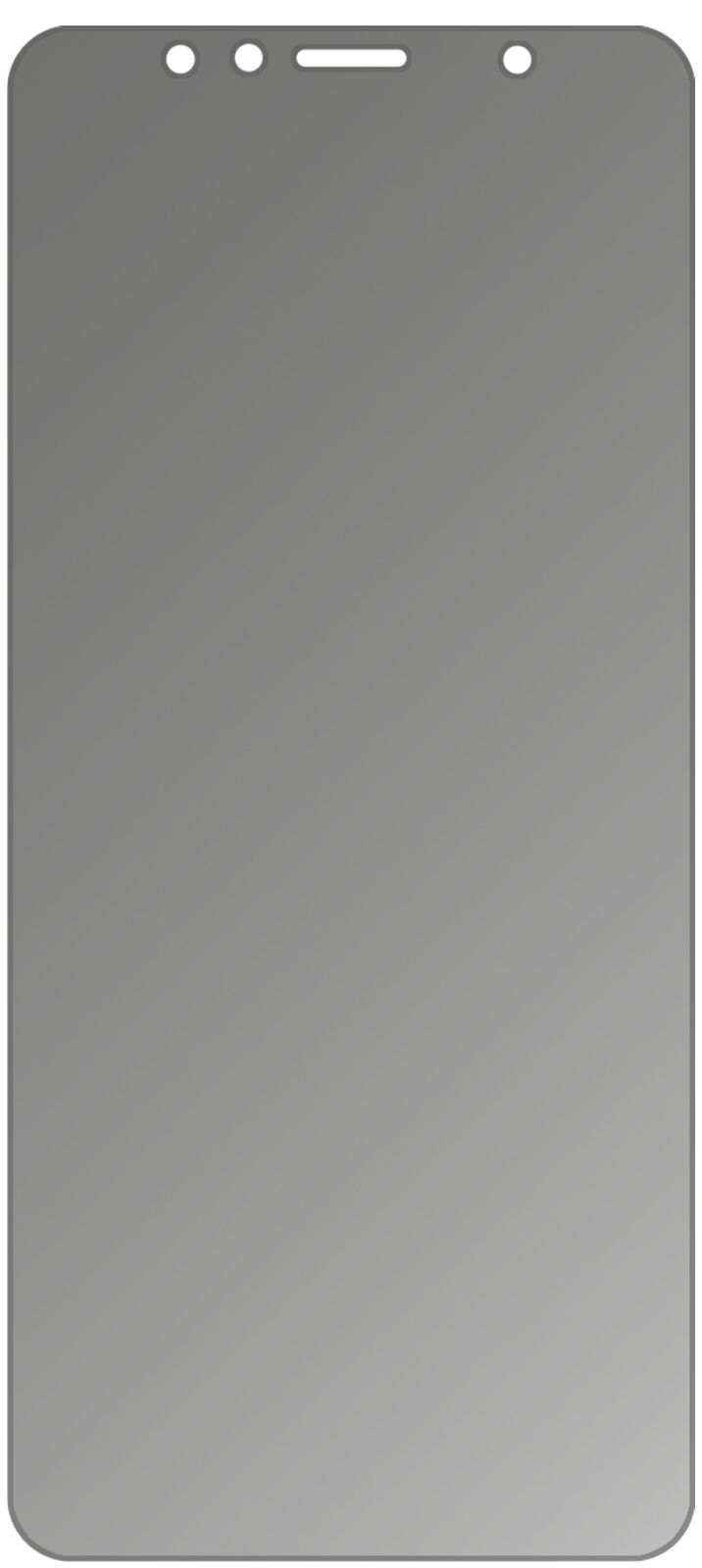 Blickschutzfolie für Huawei Y6 (2018) matt Schutzfolie Privacy