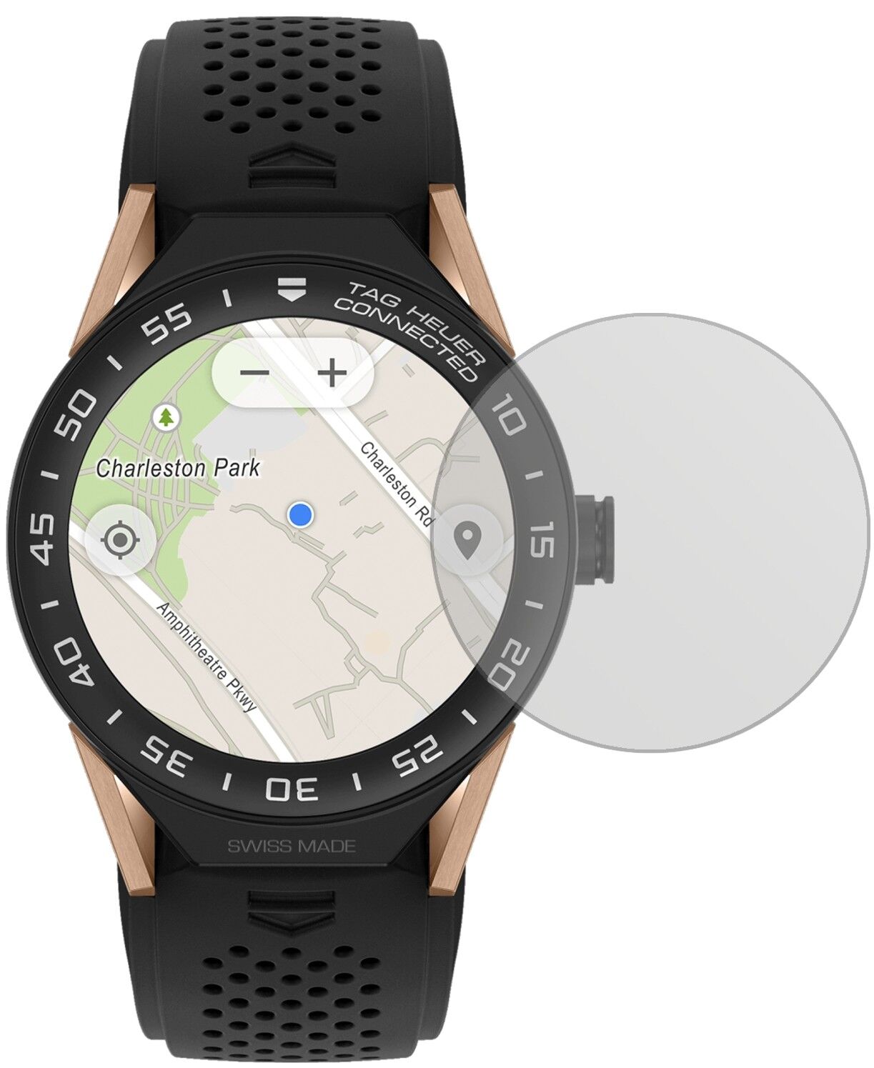 5x Schutzfolie matt für Tag Heuer Connected Modular 45 Display-Schutzfolie