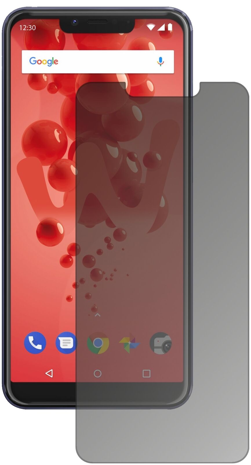 Blickschutzfolie für Wiko View2 Plus matt Schutzfolie Privacy