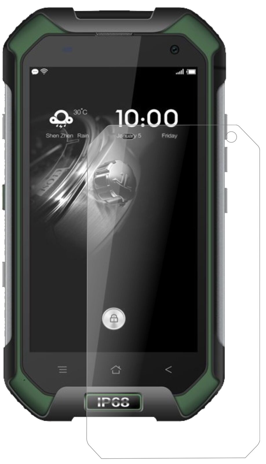 1x 9H Matte Screen Protector for Blackview BV6000 Tempered Glass
