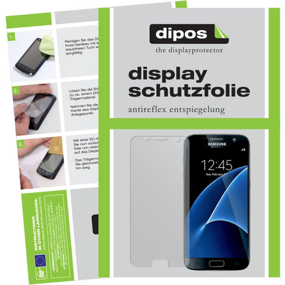 6x Schutzfolie matt für Galaxy S7 Samsung Display-Schutzfolie