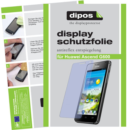 dipos 2x Matte Screen Protector for Huawei Ascend G600