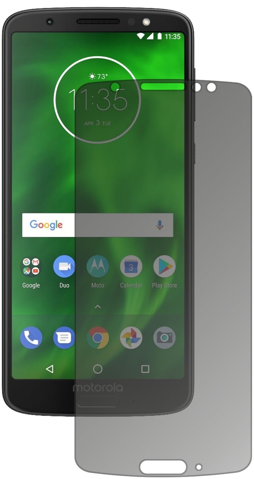 Blickschutzfolie für Lenovo Moto G6 matt Schutzfolie Privacy