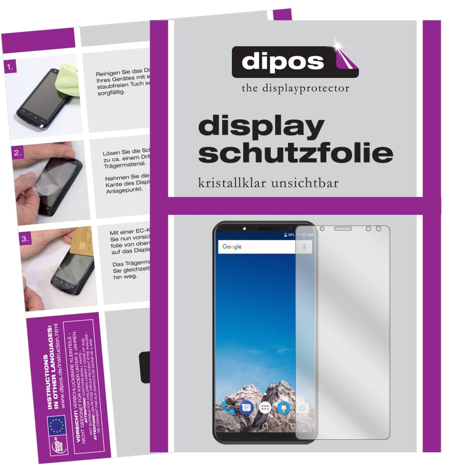 1x Schutzfolie klar für Vernee X Display-Schutzfolie