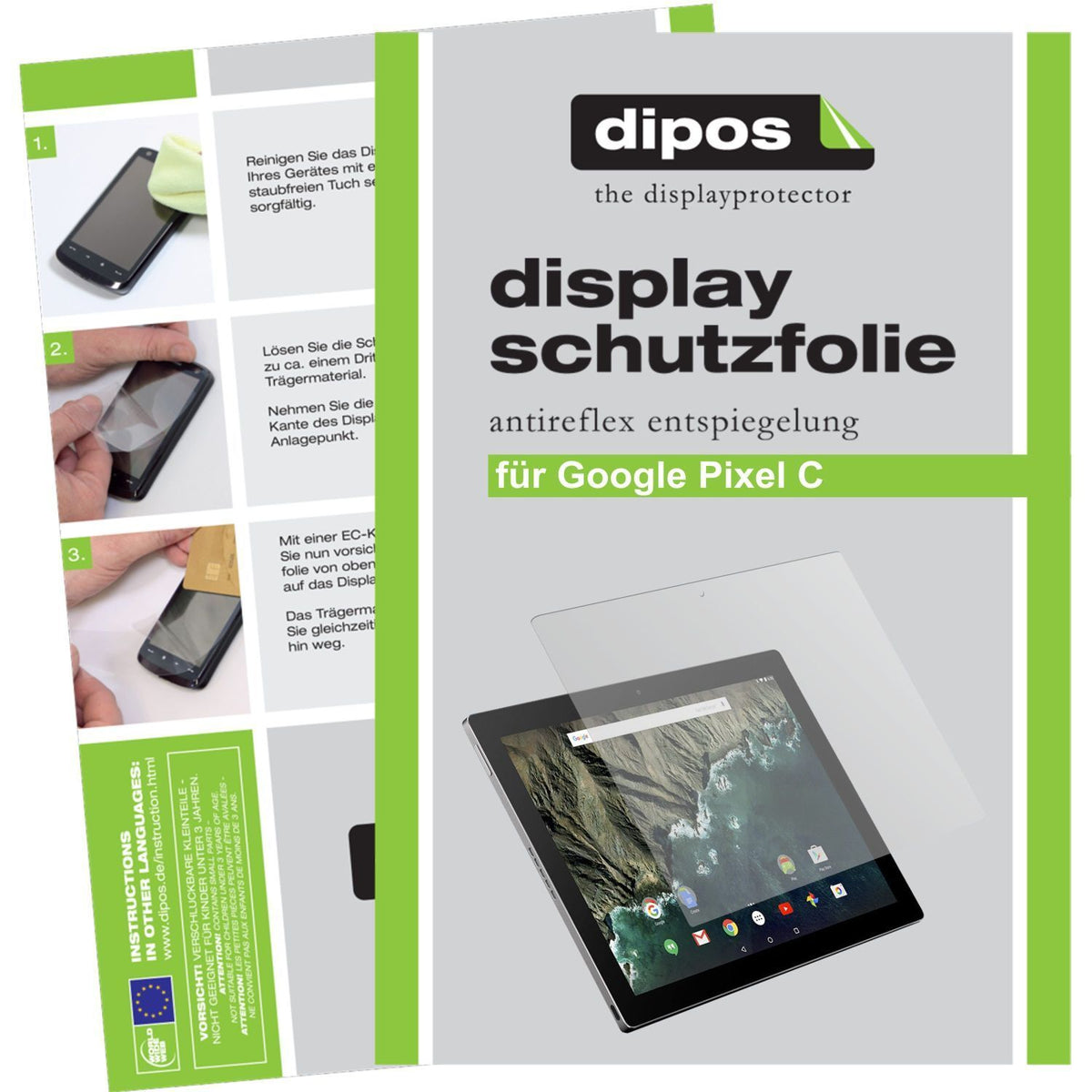 dipos 2x Matte Screen Protector for Google Pixel C