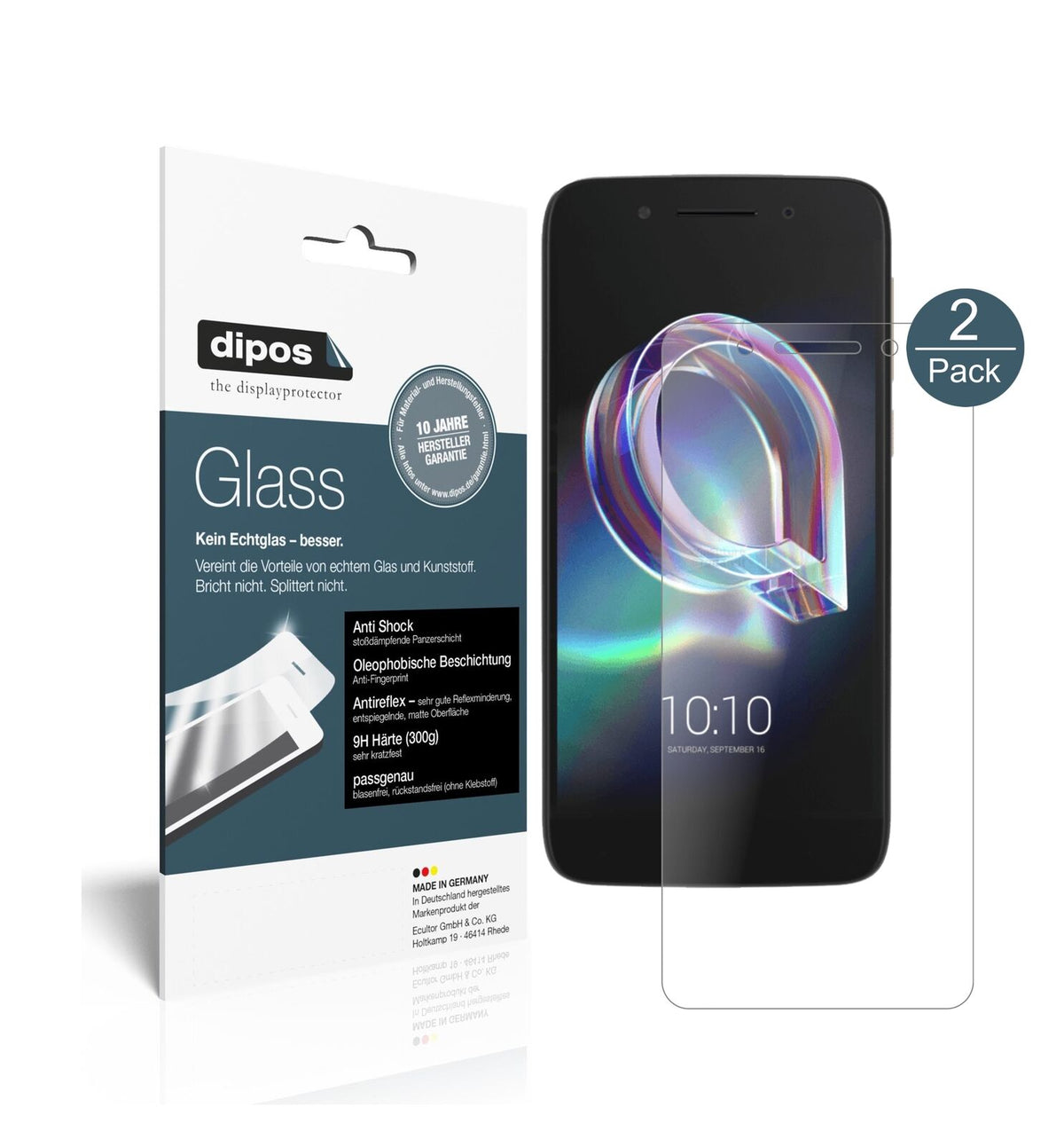 1x 9H Matte Screen Protector for Alcatel Idol 5