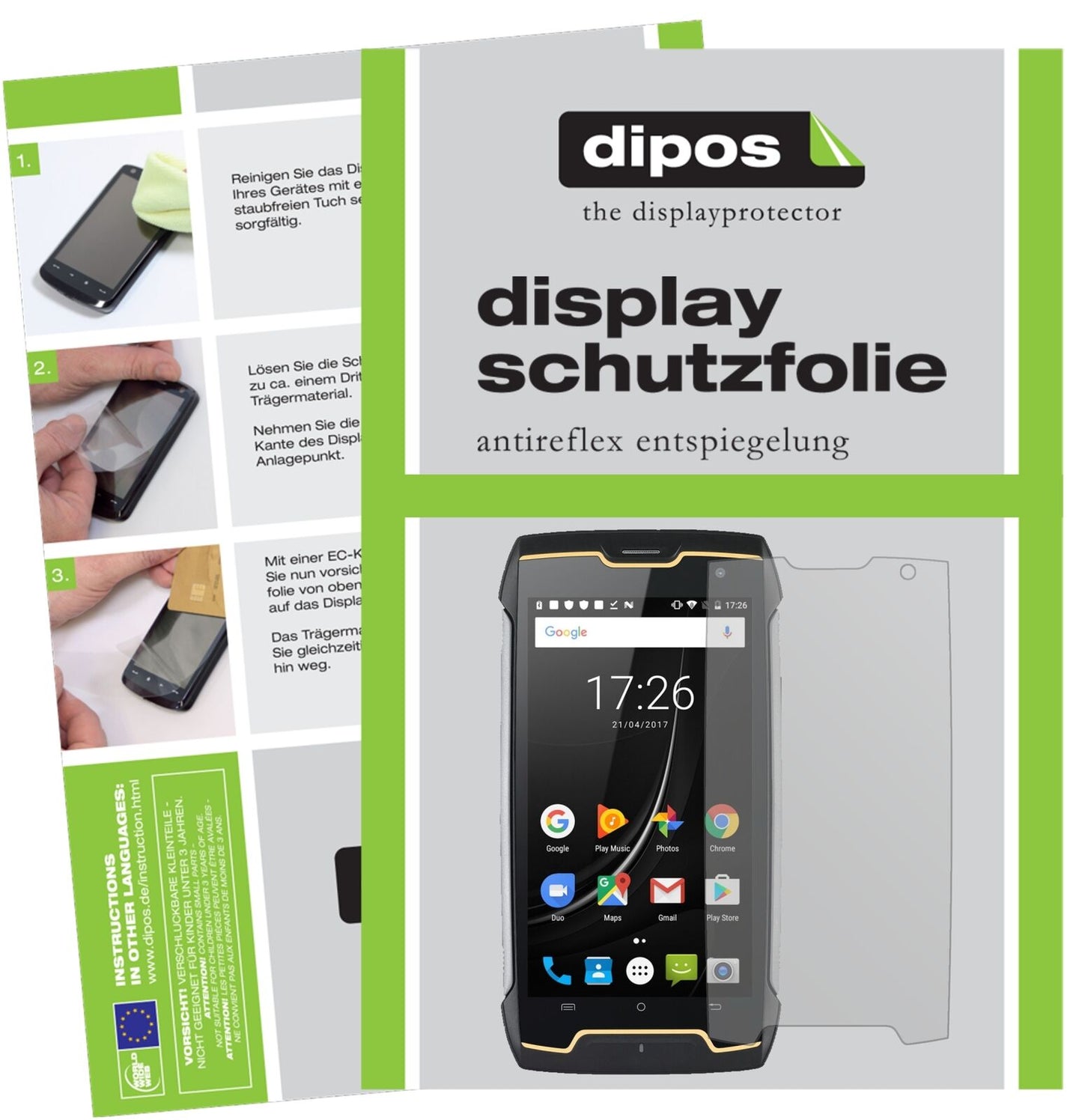 1x Schutzfolie matt für Cubot King Kong Display-Schutzfolie
