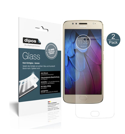 1x 9H Schutzfolie matt für Motorola Moto G5s Panzerfolie