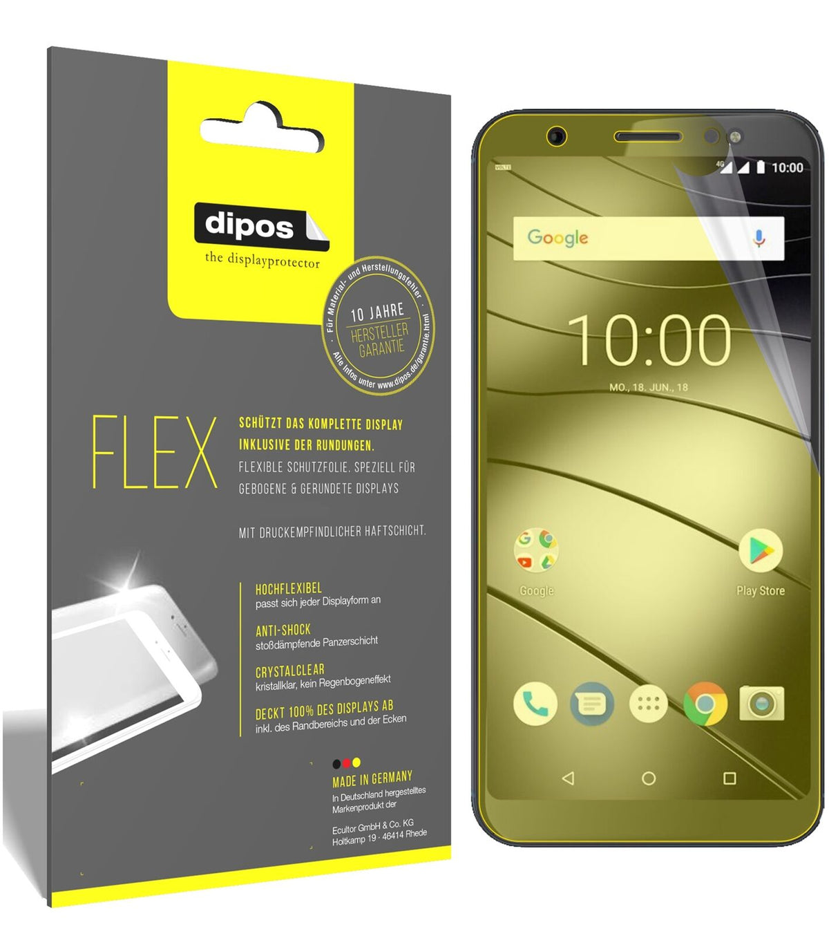 2x 3D Full Cover Screen Protector for Gigaset GS185