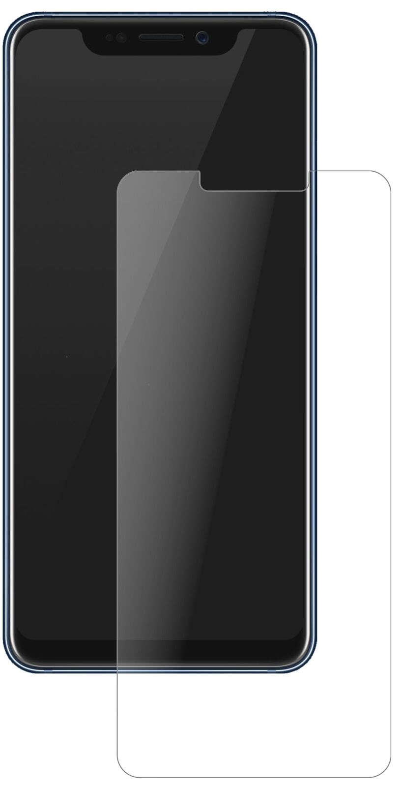 1x 9H Schutzfolie matt für ZTE Axon 9 Pro Panzerfolie