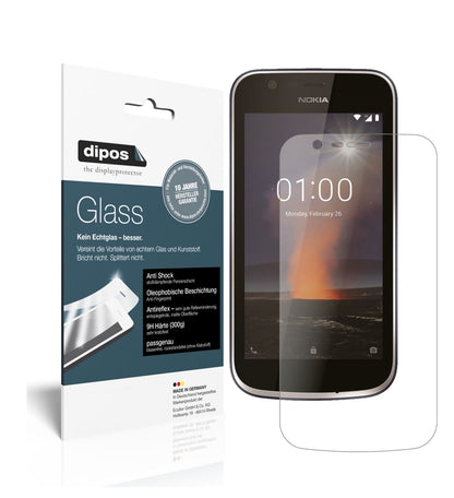1x 9H Schutzfolie matt für Nokia 1 Panzerfolie
