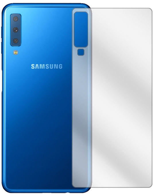 1x Schutzfolie klar für Samsung Galaxy A7 (2018) Rückseite Display-Schutzfolie