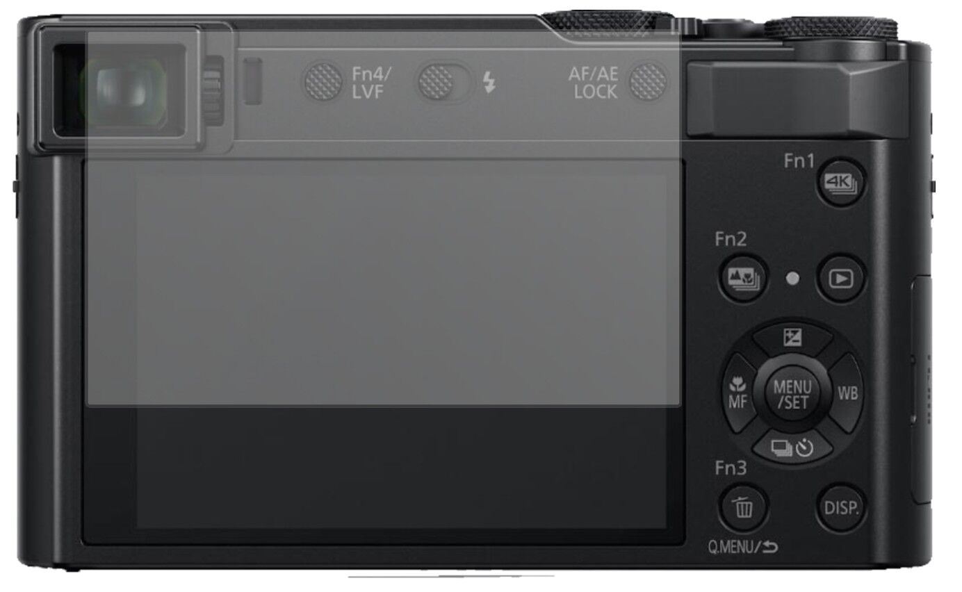 5x Schutzfolie matt für Panasonic Lumix DC-TZ202 Display-Schutzfolie