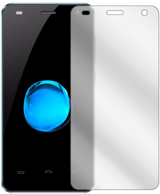 Klare Displayschutzfolie von dipos passend für HOMTOM HT26, präziser Zuschnitt und blasenfrei montiert