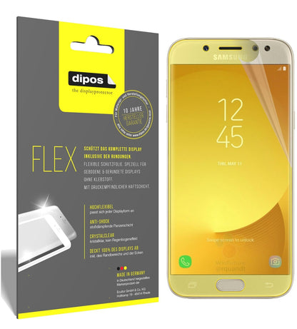 3x 3D Full Cover Schutzfolie für Samsung Galaxy J5 Pro (2017)