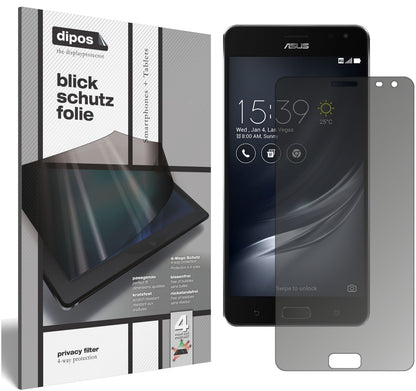 Blickschutzfolie für ASUS ZenFone Ares ZS572KL matt Schutzfolie Privacy