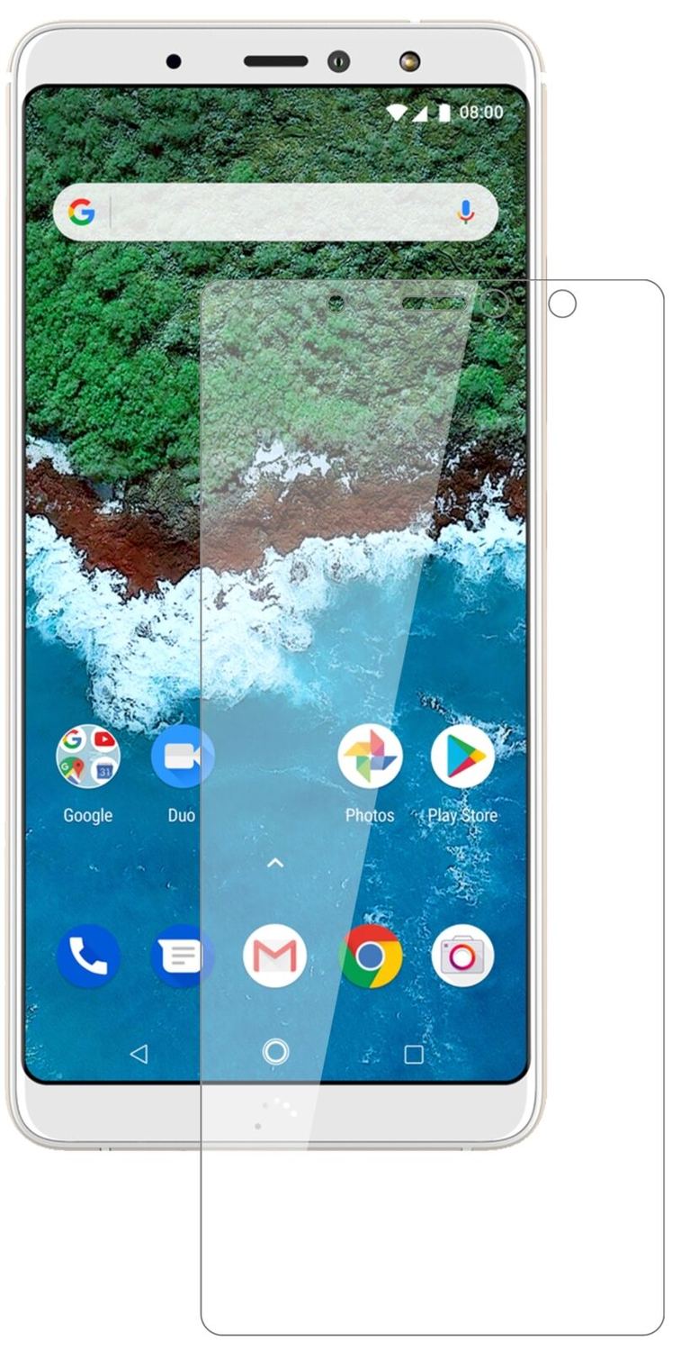Klare Displayschutzfolie von dipos passend für BQ Aquaris X2, 9H kratzfest und blasenfrei montiert