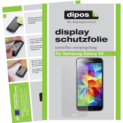 6x Schutzfolie matt für Galaxy S5 Samsung Display-Schutzfolie
