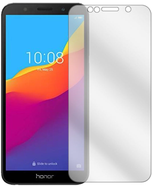 Klare Displayschutzfolie von dipos passend für Honor 7S 51092MPY, präziser Zuschnitt und blasenfrei montiert