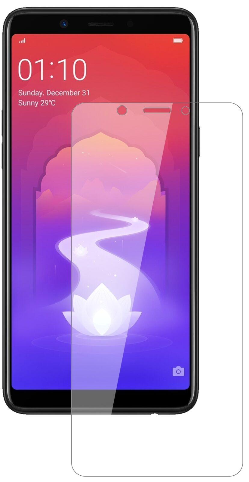 1x 9H Screen Protector for Oppo Realme 1