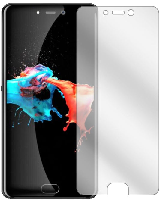 Klare Displayschutzfolie von dipos passend für Leagoo T5c, präziser Zuschnitt und blasenfrei montiert