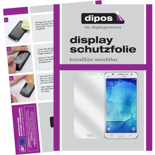2x Schutzfolie klar für Galaxy J7 Samsung Display-Schutzfolie