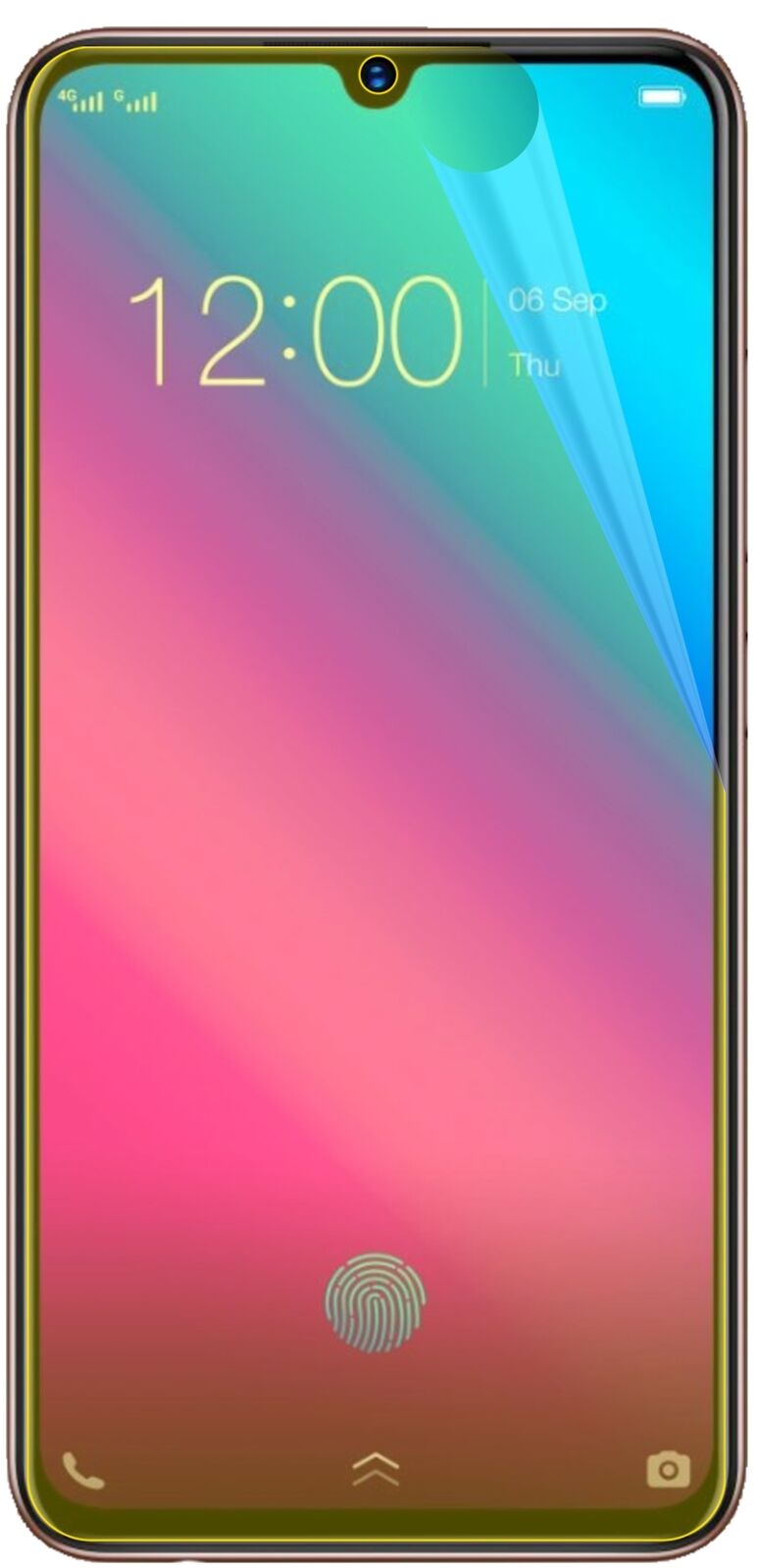 dipos Displayschutz für Vivo V11, transparente Oberfläche, geringe Dicke und perfekte Passform