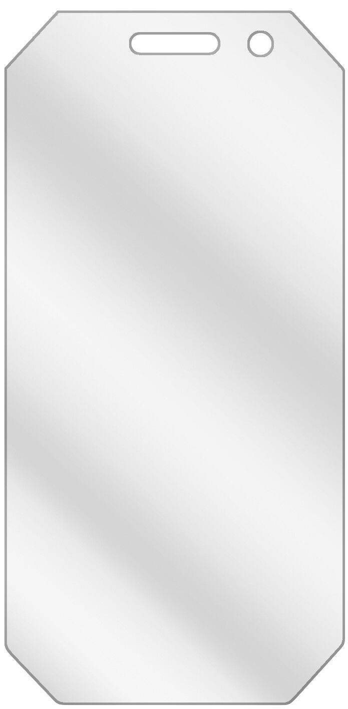 dipos Displayschutz für BQ Mobile 4077 Shark Mini, transparente Oberfläche, geringe Dicke und perfekte Passform