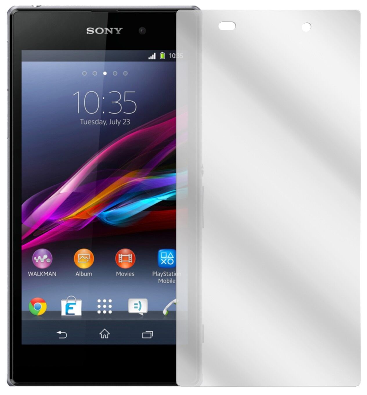 6x Schutzfolie klar für Xperia Z1 Sony Display-Schutzfolie