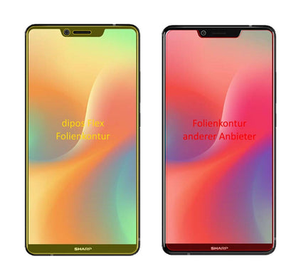 2x 3D Full Cover Screen Protector for Sharp Aquos S3 High Edition