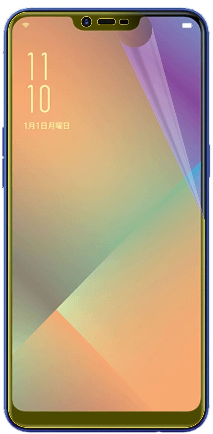 2x Full Cover Screen Protector for Oppo R15 Neo – Covers Curved Edges | dipos